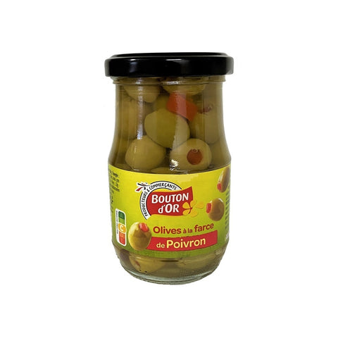 Olives farcies aux poivrons 180 ml