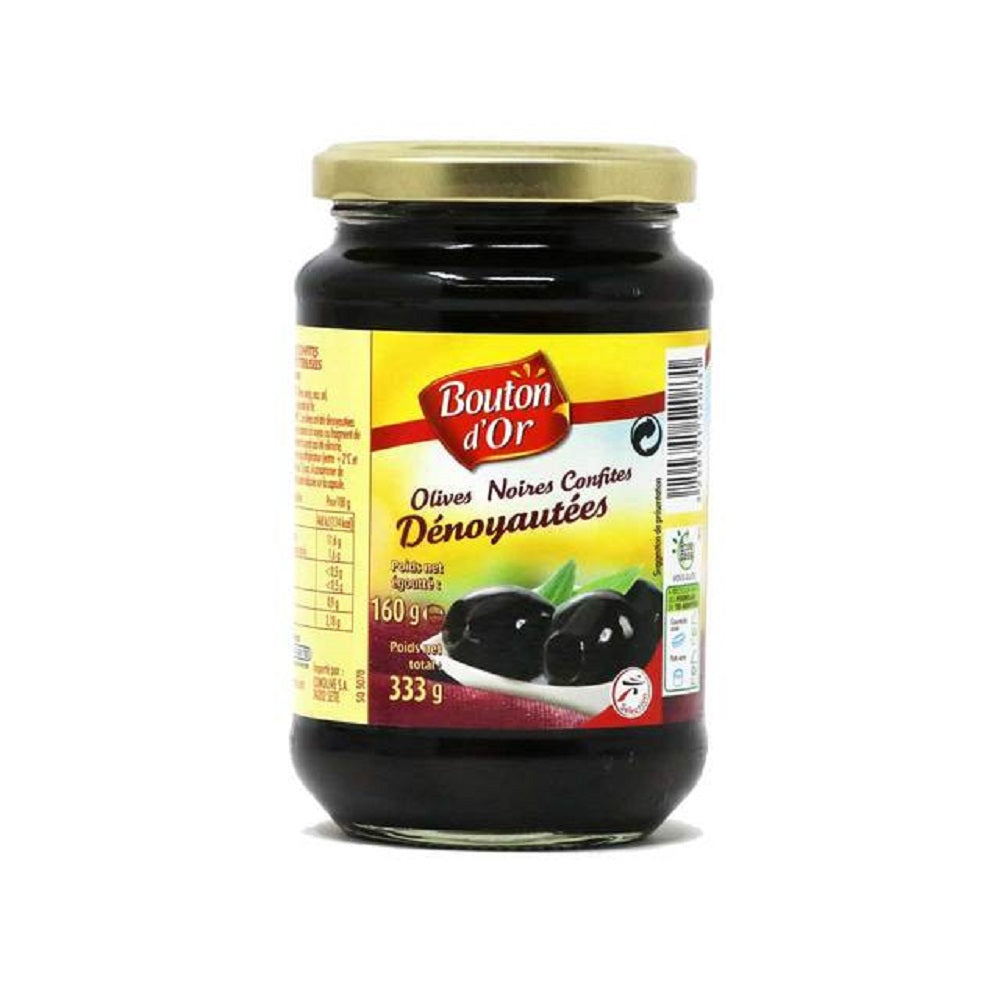Olives noires dénoyautées 250 ml