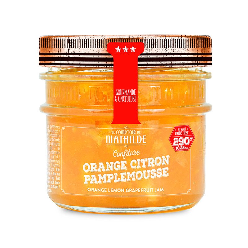 Confiture orange, citron, pamplemousse 290g NOEL