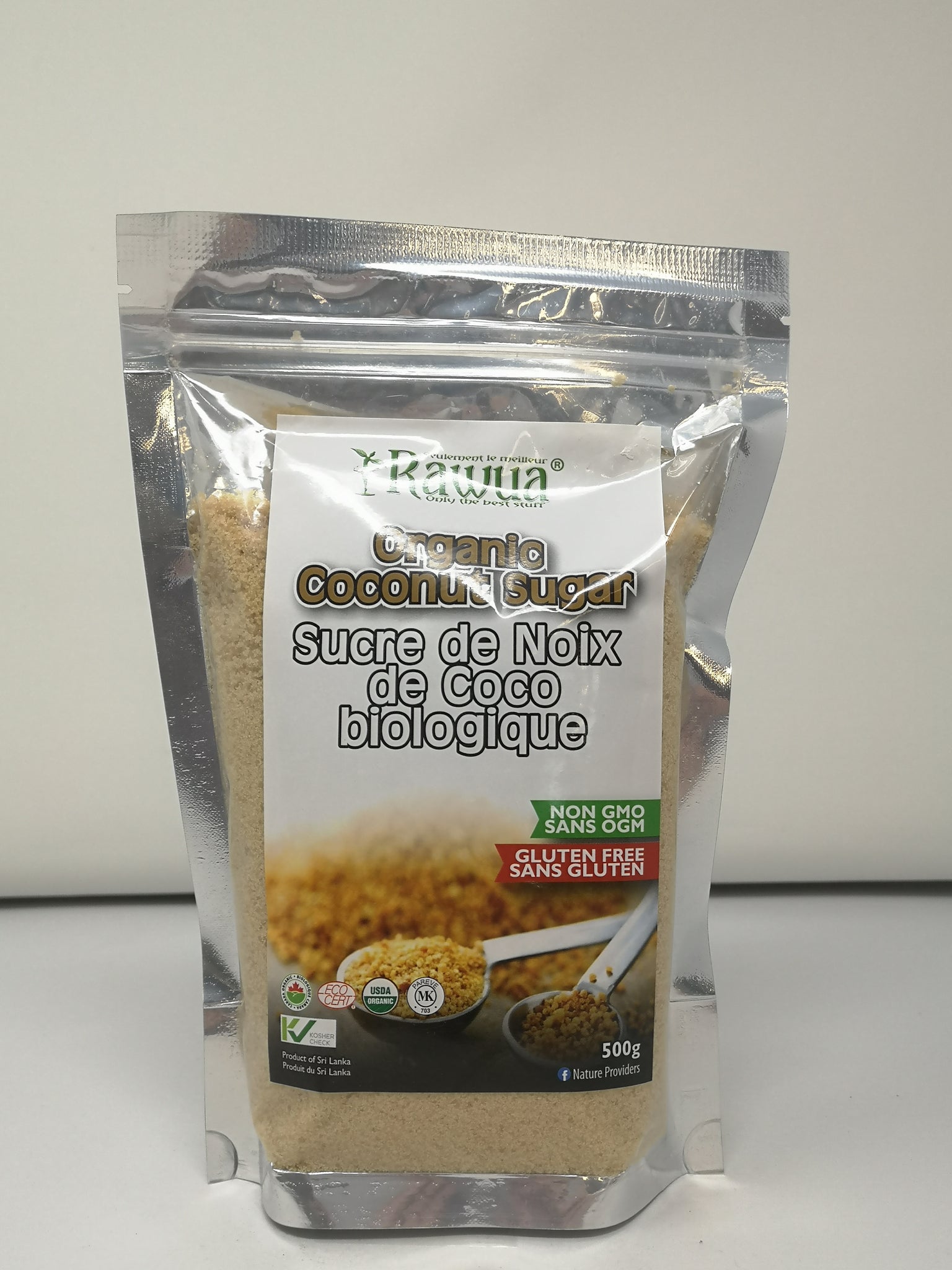 Sucre de noix de coco biologique 500g